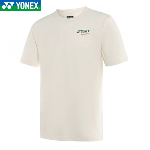 YONEX25年新款尤尼克斯YY羽毛球服运动服T恤速干透气上衣短袖 男款-16833CR-橄榄绿 L