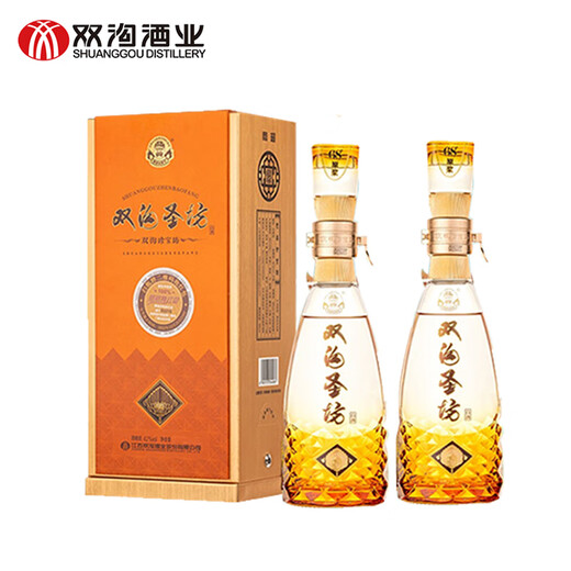 
Shuanggou Zhenbaofang Shengfang (1000+50) ML*4/box of strong fragrance white wine 52 degrees 1050mL 4 bottles Whole box of Zhenbaofang Shengfang