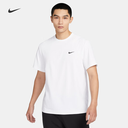 Nike men's quick-drying short-sleeved top spring training lightweight NIKE DRI-FIT HYVERSE DV9840 100 white/black 2XL