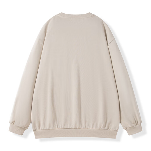 OUTDOOR PRODUCTS Women's autumn and winter thickened terry cloth round neck sweatshirt casual versatile comfortable and warm OFWYD12083 mist white S