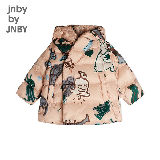 jnby by JNBY[森林音乐会]江南布衣婴童羽绒服保暖连帽加厚儿童冬YNBC11820 690杂粉 100 cm