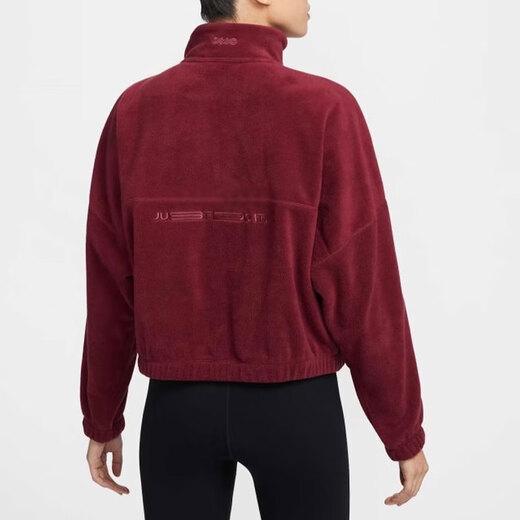 耐克（NIKE）卫衣女装外套春秋季新款加绒保暖运动服立领防风休闲套头衫HV8465 HV8465-677 XL