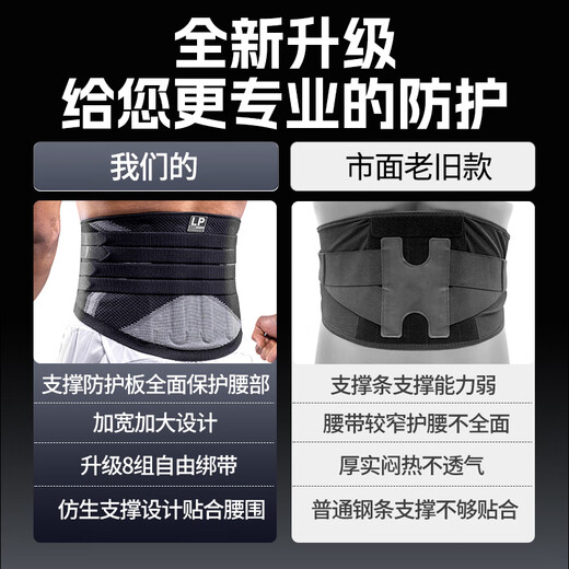 LP support belt for lumbar disc herniation, sports fitness, badminton, special basketball girdle, exclusive for JD.com