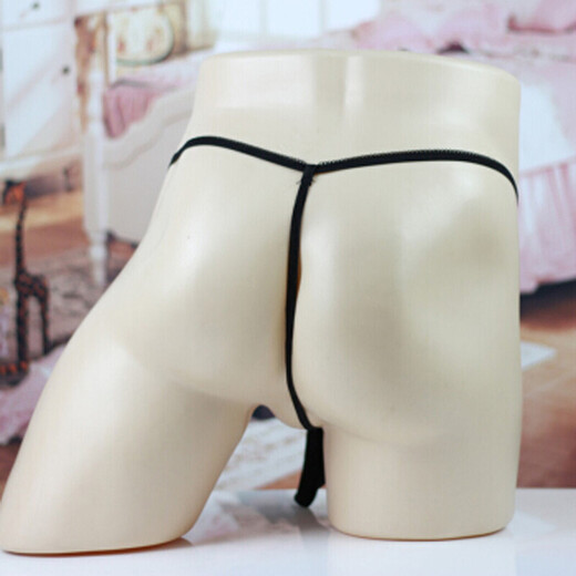 Long Night Sexy Men's Underwear Temptation Lace Transparent Large Size Black Open Uniform Thong Cosplay One-piece Three Three-Piece Combination Package Random or Remarks