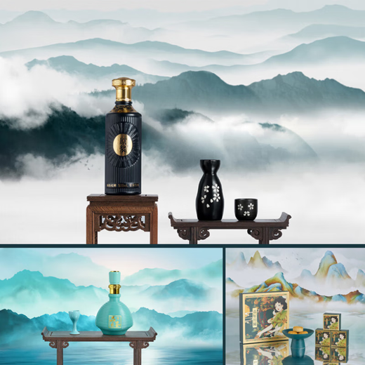 大尺寸背景布自然风景3D效果拍照摄影道具直播人像静物产品拍摄 书法-兰亭序截选 106x78cm