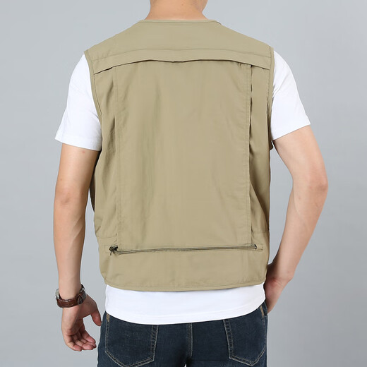 JP Vest del delgado chaleco de fotografía de fotografía de múltiples bolsillos de los hombres JP Clip 8578 9866-Dark Blue 5xl (adecuado para 200 Jin [Jin equivale a 0.5 kg] -215 Jin [Jin equivale a 0.5 kg])