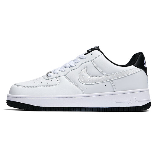 
Shoes for men in autumn af1 Putian low-top milk coffee board shoes heightening white shoes men's shoes 1699 black and white panda 40