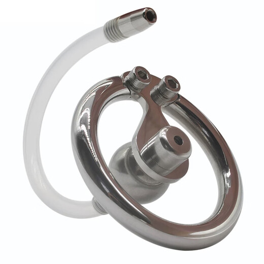 INS Double Tornillo de acero inoxidable Placa plana Número de electrodo Número de electrodo Penis Caza Masculino Deseo Maseo Lock Pasión Bloqueo CB CB Bloque
