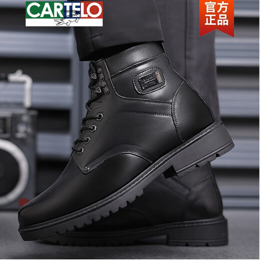 Картол Martin Boots Мужской высокий топ Осень Black Snow Hotte Chante The Chothing Shouse китайские водонепроницаемые британские теплые шерстя