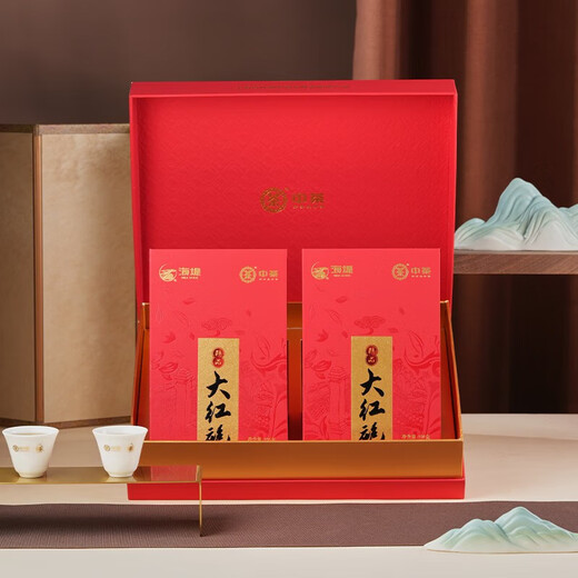 
Seawall SEA DYKE Chinese Tea Seawall Oolong Tea Wuyi Rock Tea Dahongpao Cinnamon Premium Small Bubble Tea Gift Box Series AT679 Premium Dahongpao 1 Box*200g