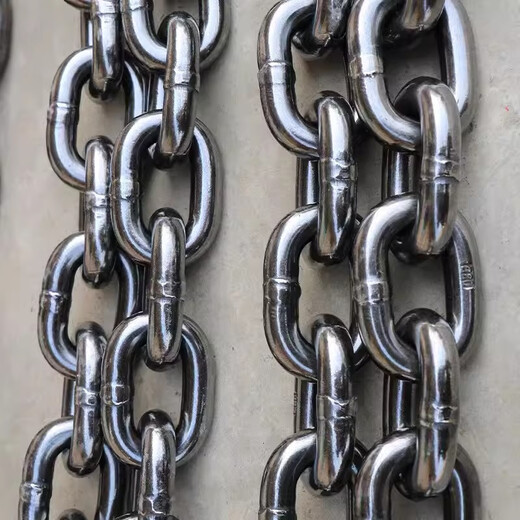 
XMSJ custom lifting chain ring crane G80 manganese steel ring-connected lifting 12358 tons sling weight 4 tons circumference 2 meters straight 1 meter