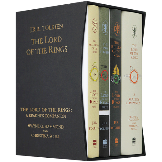 Tolkien's works collection, original English version, The Lord of the Rings, The Hobbit, The Lord of the Rings, Middle-earth, Prose Stories, Imported Fantasy Original Novels, English Version, J. R. R. Tolkien, The Lord of the Rings