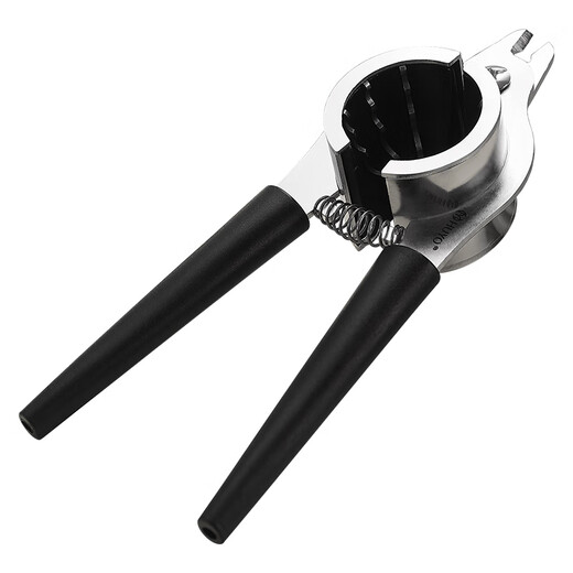 HUYO walnut clamp to clamp walnut artifact household stainless steel macadamia nut sheller hazelnut clamp nut shelling tool walnut clamp with pliers black thickened stainless steel