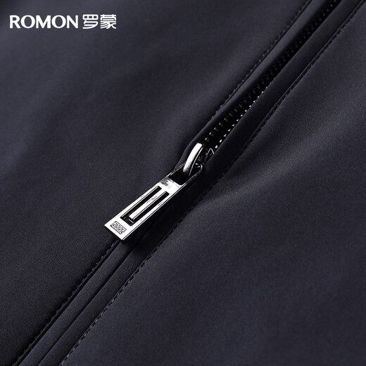Luo Meng cotton coat men's autumn and winter cotton coat lapel thickened and warm young and middle-aged dad's cold-proof jacket cotton-padded jacket
