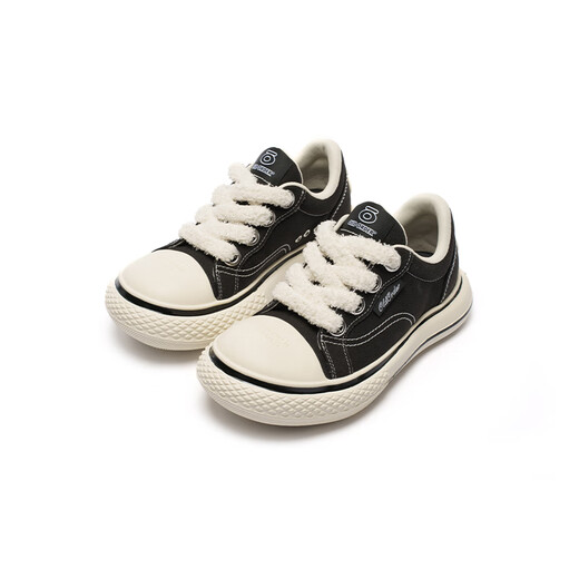 OLD ORDER-Canvas Shoes Canvas-2D Black Cartoon Black Black Big Toe Shoes Men and Women Dimension Black 36