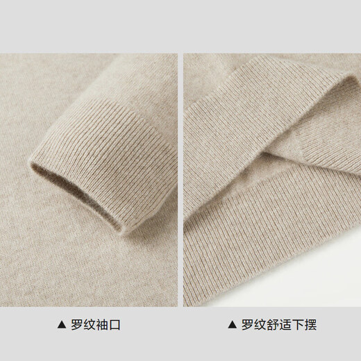 HLA Hailan House Cashmere Sweater Men's Half Turtle Collar Slim Warm Sweater Men's Winter