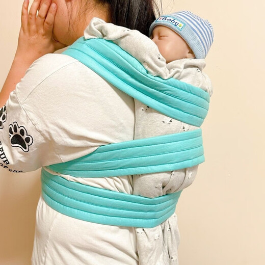 CLCEY传统带子简单实用便携婴幼儿背袋绑带四川老式背带带子加厚背宝宝 纯桔色(长5米宽7厘米)