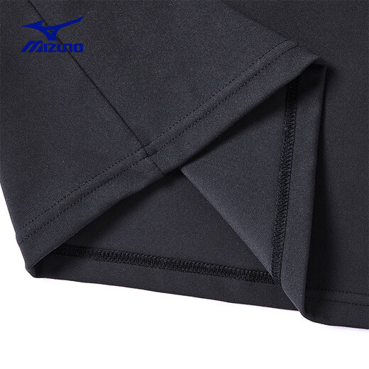 Mizuno (MIZUNO) Mizuno children's clothing quick-drying long-sleeved T-shirt children's training clothing bottoming shirt long-sleeved T-shirt spring and autumn running basketball for men and women black TX24330309 150 CM (75-85Jin Jin is equal to 0.5 kg)