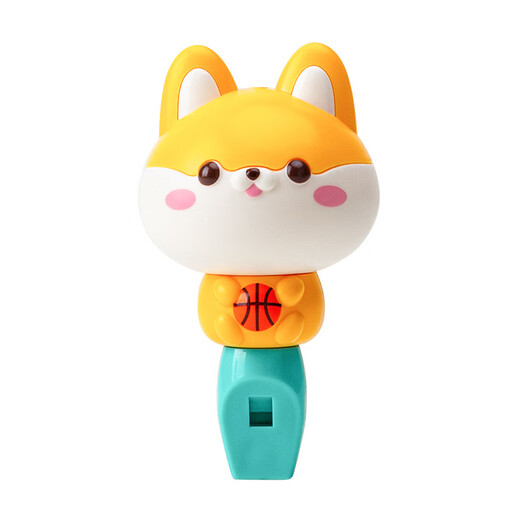 Beefen (Buddyfun) Piglet de piglete infantil Whistle Toy Boy and Girl Princess With Rope Whistle Trompet Instrument Baby Holiday Gift Shiba inu Whistle [con cordón]