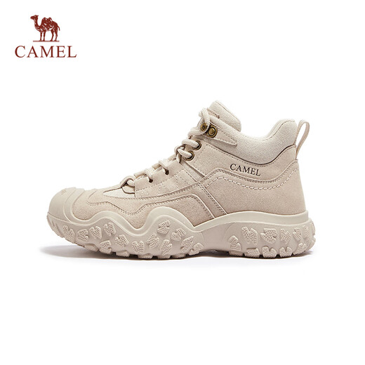Camel (Kamel) Hässliche Arbeitskleidung Martin Boots Frauenschuhe dicker alleiner Top -Schuhe Frauen Wanderschuhe L24W283645 Aprikosenfarbe 37
