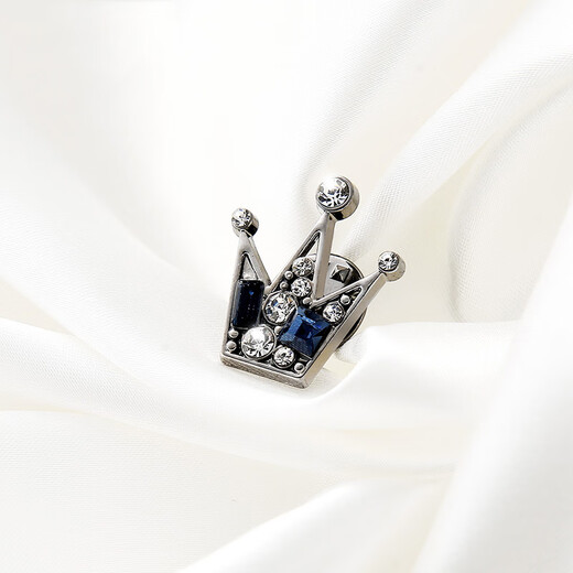 Kamalan (Kamalun) Crown Suit Brooch Men Men de poing d'usure formelle Collier Collier Bouton Collier Badge haut de gamme Accessoires
