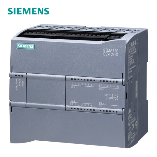 Siemens controller S7-1200 CPU1214C 14DI/10DO/2AI power supply 20.4-28.8VDC 6ES7214-1AG40-0XB0
