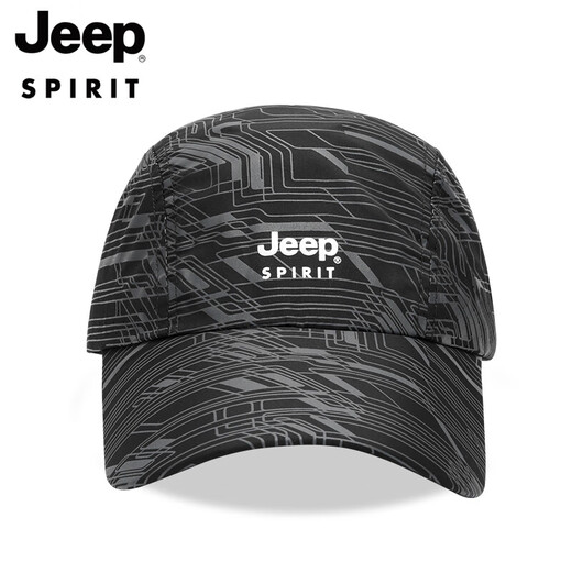 Jeep (JEEP) hat men's baseball cap thin mesh breathable peaked cap sports outdoor leisure fishing mountaineering sun hat
