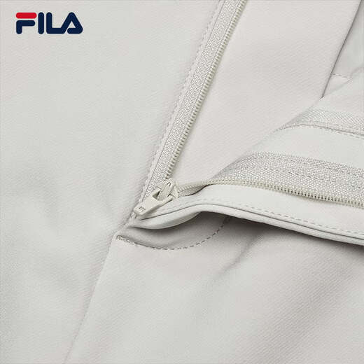 FILA Huang Jingyu same style Fila men's woven pants business casual straight pants casual pants men Yunwu gray-GY 180/88A/XL