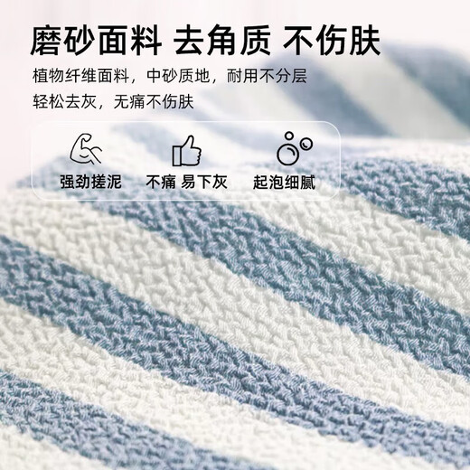 Wilkie's bath towel, powerful bath towel, women's mud rub, men's adult bath, painless double-sided poking bath towel, single pack, pink