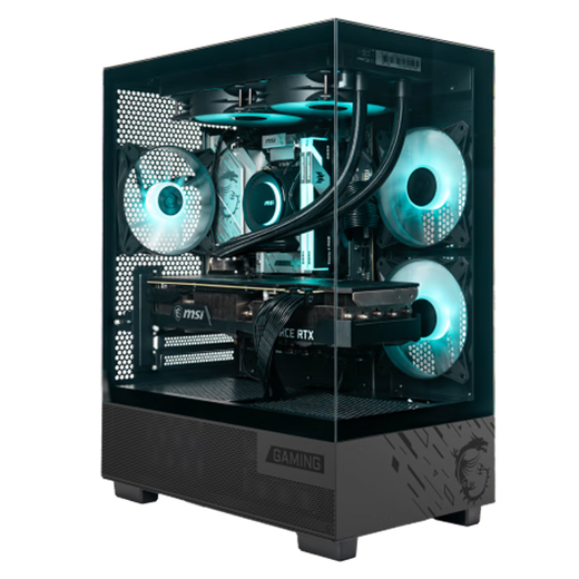 MSI AMD New Ryzen R5 9500F/5600GT/9600X/RTX5060Ti8G E-Sports Delta Game DIY Assembly Computer Host Design Rendering Desktop Complete Machine R5+RTX3060 12G|Crystal Tower Upgraded Version Single Host