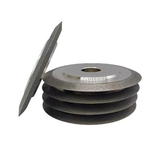 Bord simple et double oblique à 45 degrés Diamond Grinceing Roue céramique Tungstène Areal Tie à fibre de carbone Vis à fibre de carbone Dant de dents de broyage à main
