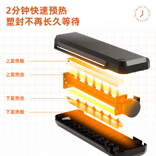 得力家用照片塑封机h33939过塑机A3证件GQ401 3891 3892 3893 389 3893 A4 塑封机不含发票