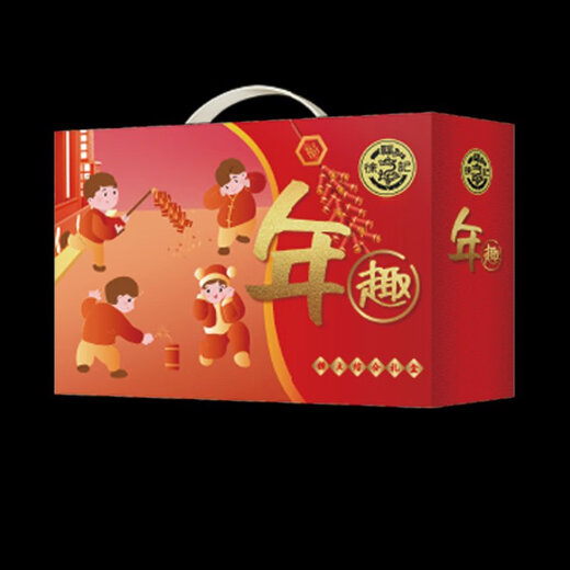 
Xu Fuji Candy Gift Box Fujia New Year Candy Sauce Heart Candy Festival Employee Welfare to Customer Wholesale Model B Xu Fuji Year Fuji Gift Box 1048g