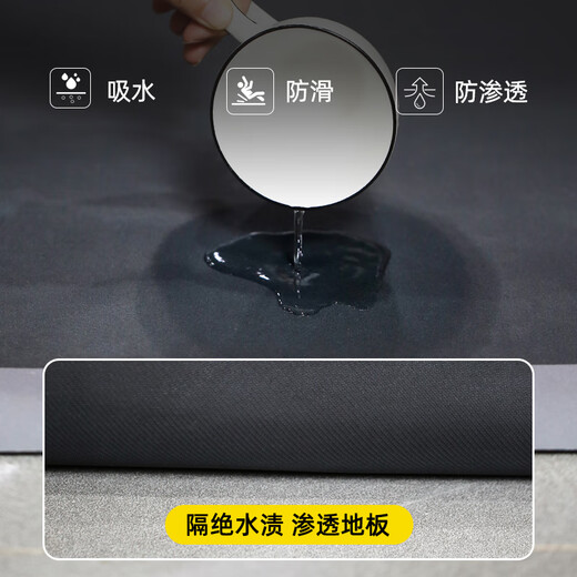 厨房地垫吸水防滑防油免清洗可擦脚垫新款硅藻泥垫专用 现代13886 140cm*180cm【大尺寸 满铺更好看