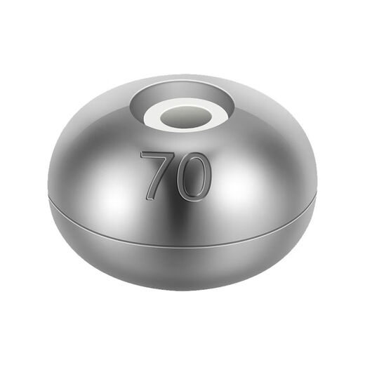 Vinoa magnetic ring through-core lead pendant sea rod silver carp and bighead carp line group water monster pendant long-distance rod ceramic lead pendant fishing net edge lead pendant accessories magnetic core lead pendant 120g 5 pieces