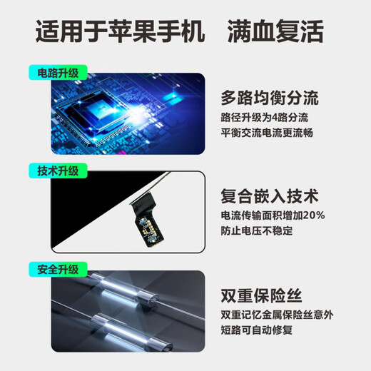 JQJQ苹果13电池【3C认证】iphone13电池 手机内置电池大容量超高容3520mAh游戏直播电池