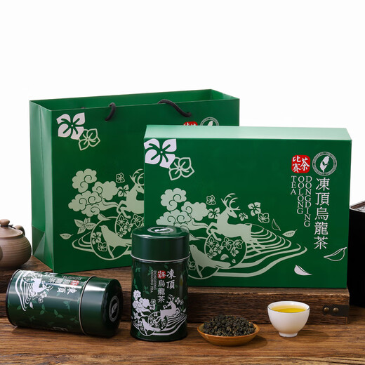 Junshang Frozen Oolong Tea Taiwan Gaoshan Té de té nuevo té Taiwán Yuanwan Cervecer fría Importada Bebida de té Oolong Frozen Tise 150g*2 latas [Originales importados] Oolong Golong Medal Competition Serie de té 300G