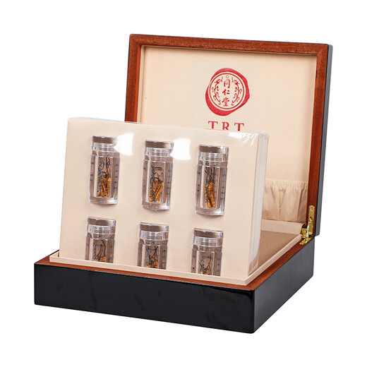 Tongrentang (TRT) Beijing Tongrentang Cordyceps sinensis-50/6G Cordyceps Cordyceps High-Gift Box Box Pack