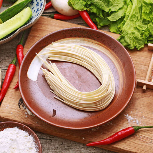 Fulinmen Noodles Noodles Warm Core Good Noodles Set Wide Noodles 2Jin Jin is equal to 0.5kg *10 (new and old packaging shipped randomly)