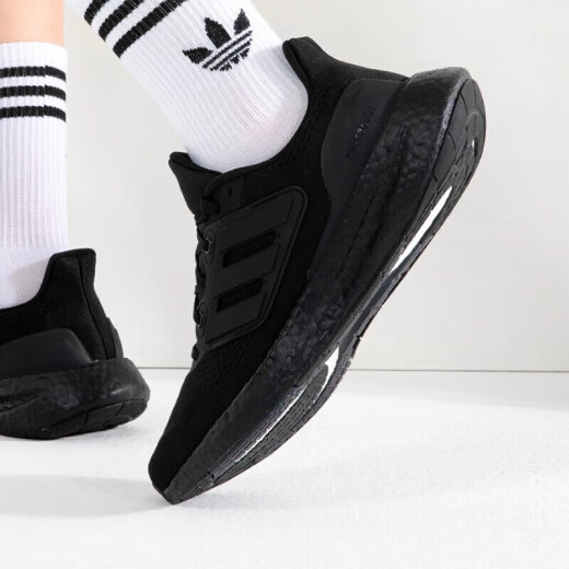 阿迪达斯 （adidas）男鞋2025新款夏季PUREBOOST 23运动鞋缓震跑步鞋低帮休闲鞋 IF4840黑色 40.5