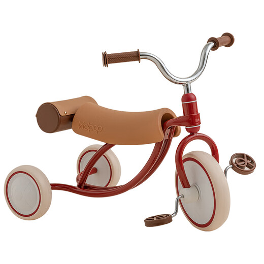 Kidpop children's tricycle bicycle 2-6 years old baby balance car light bicycle toy first-year gift vitality red