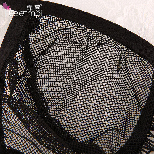 Transparent sexy men's thong sexy underwear panties passionate couple couple set double free Japanese style men's tassel underwear