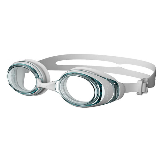 Li Ning LI-NING swim goggles for men and women high definition anti-fog swimming goggles for adult flat light swimming cap set 55-808 white
