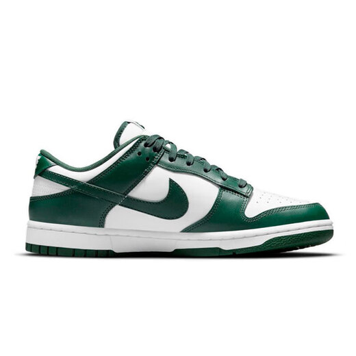 耐克（NIKE）YY胜道体育  男鞋Dunk Low Retro白绿防滑耐磨舒适运动鞋百搭板鞋 DD1391-101 42.5