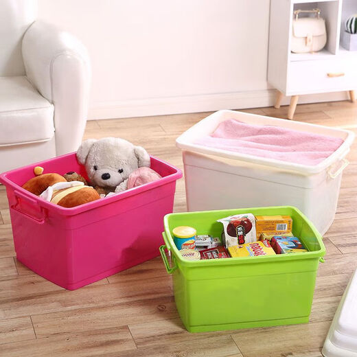 Rongtao Extra Large Thick Plastic Storage Box Storage Box Covered Storage Box Clothes Quilt Storage Week Sky Blue Two Pieces for 250 RMB 250 RMB