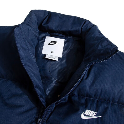 Nike (Nike) Cotton Clothing's Men's Automne and Winter Nouveau costume de course extérieur Veste de gilet à l'épreuve du vent et chaud FB7374-410 Navy Blue XL