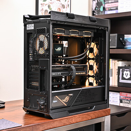 ASUS family bucket 14900KF host RTX5080/RTX5090D ROG Sun God family bucket Genesis God water-cooled game live broadcast 4K e-sports assembly computer host Prism 4th generation fan*4