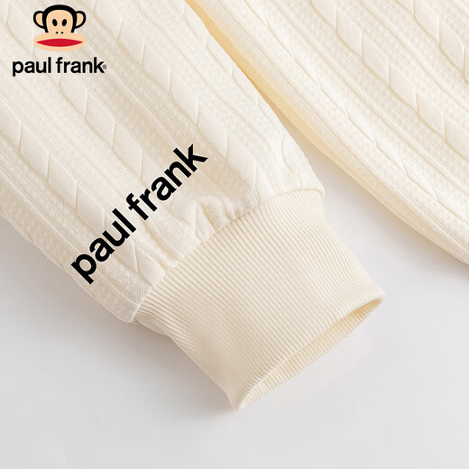 Paul Frank sweatshirt men's spring and autumn American POLO shirt men's casual long-sleeved T-shirt top jacket men's apricot XL