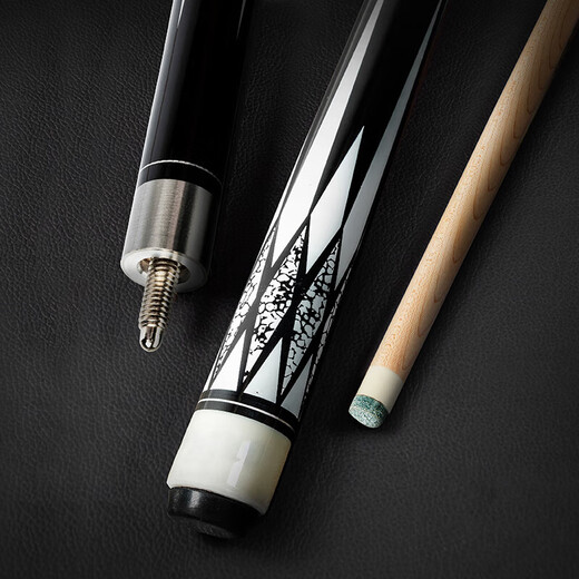 INVUI billiard cue big head Chinese style black 8 cue nine cue American big head split billiard cue double section Z-02