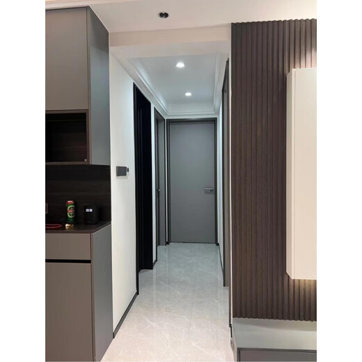 维诺亚厂家直销室内专用铝木门网红新款简易门超高可做到3米一门到顶 选颜色找客服 2.8边框(带普通锁)